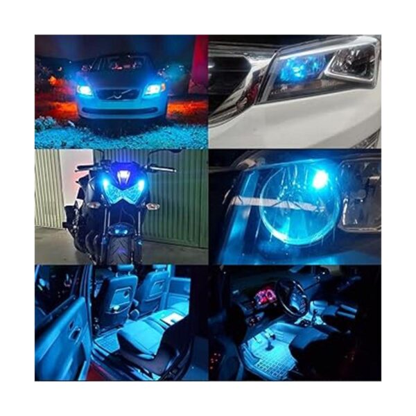 MAXGTRS 194 bombillas LED azul hielo 168 2825 W5W T10_2