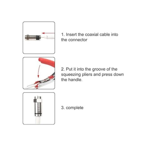 New Multitool Wire Stripping Squeezing Pliers Coaxial