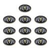 Mingchen Metal Craft Stars Floret Badge decorativo hebilla_1