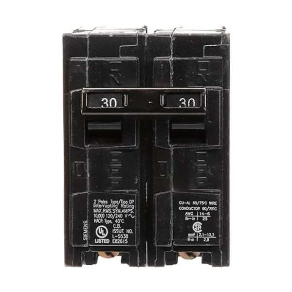 Disyuntor QP Q230 de doble polo de 30 amperios_2