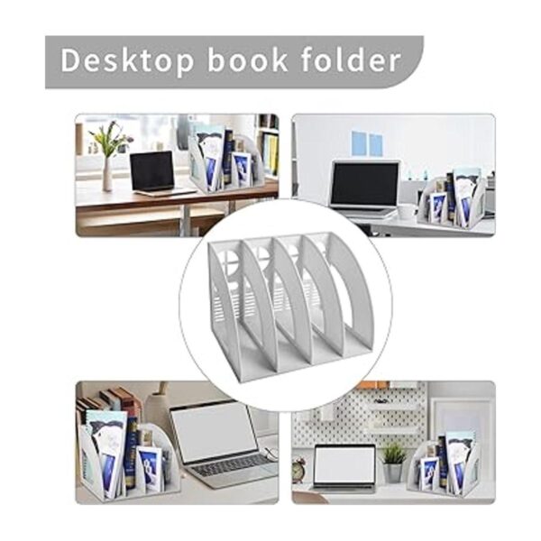 Marte Vanci Magazine File Holder Desktop Book Organizer