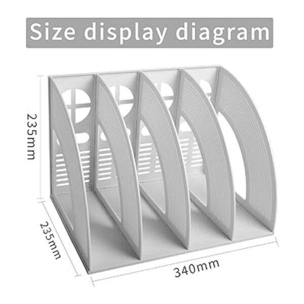 Marte Vanci Magazine File Holder Desktop Book Organizer