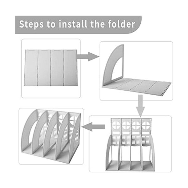 Marte Vanci Magazine File Holder Desktop Book Organizer