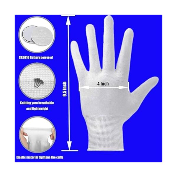 GLEDLOVES Guantes LED para dedos guantes de luz de dedo_3