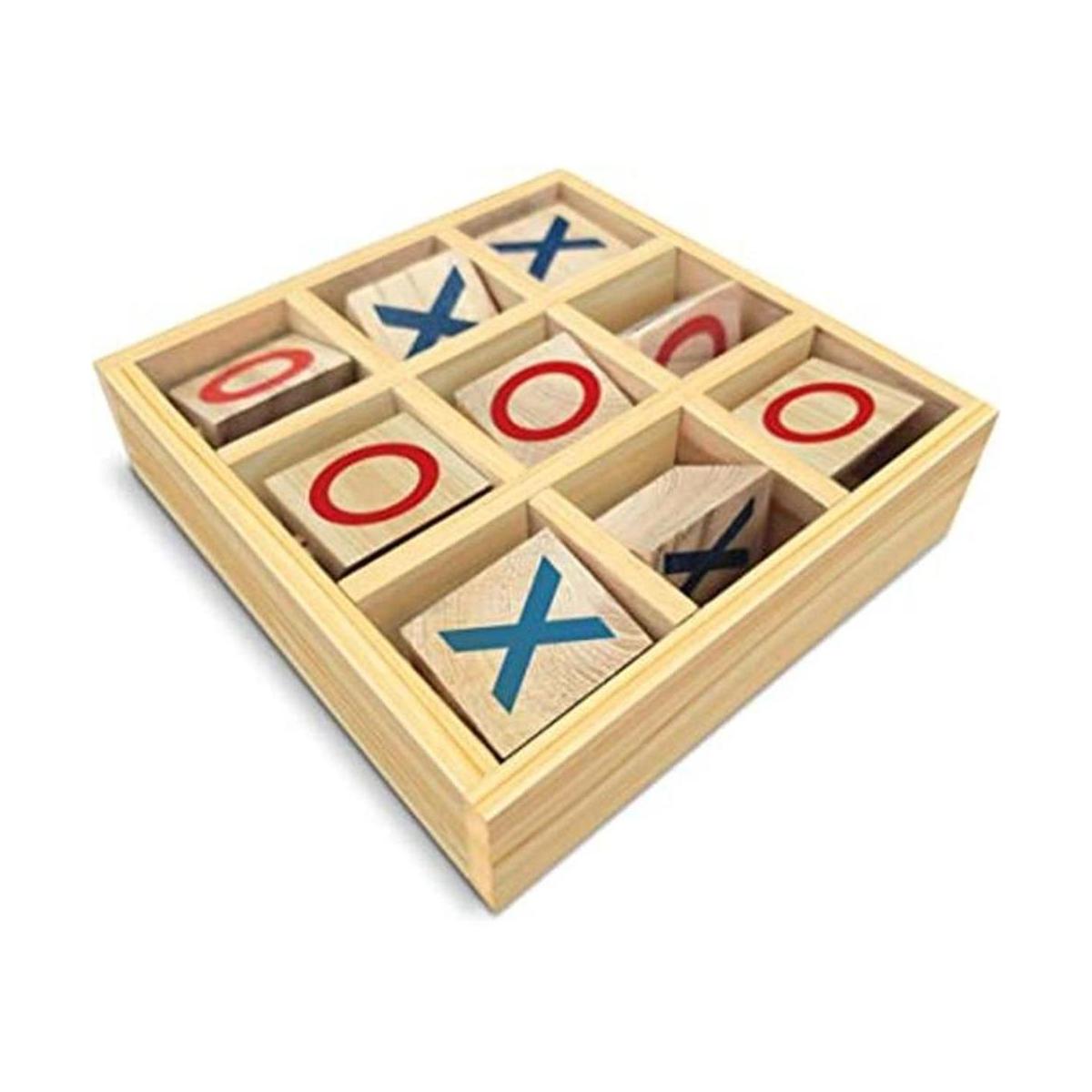 Gamie Juego de madera con punta de tac juego de viaje