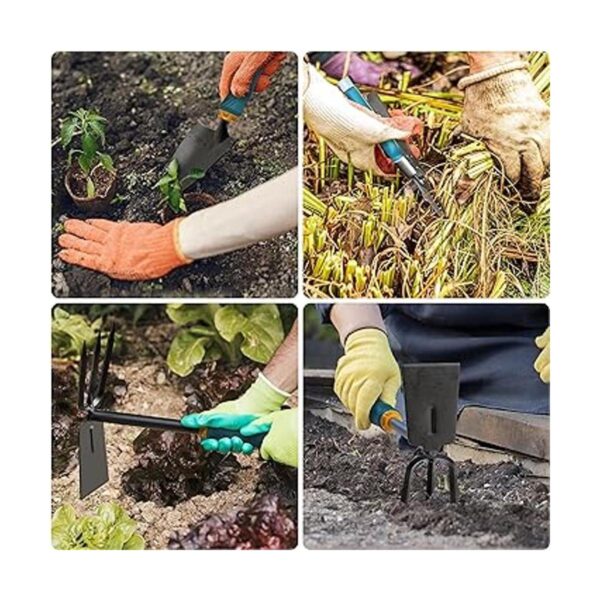 Juego de herramientas de jardinería de acero aleado juego