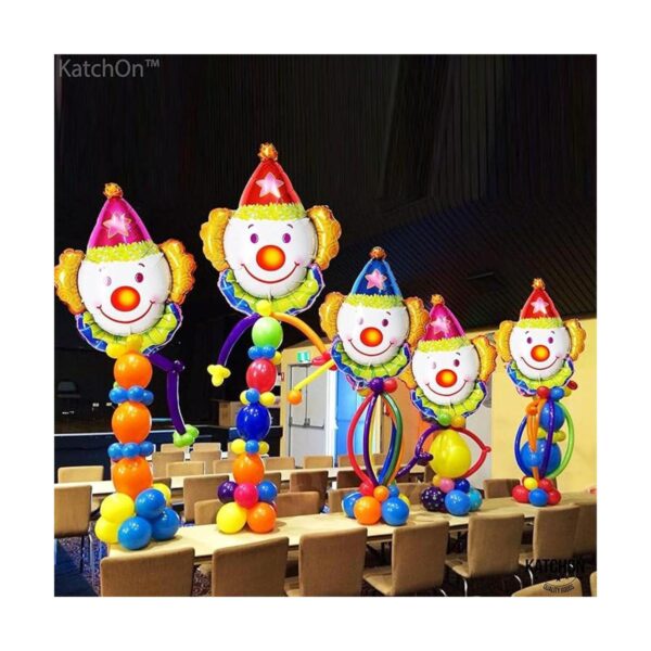 Juego de 6 globos gigantes de payaso de 32 pulgadas