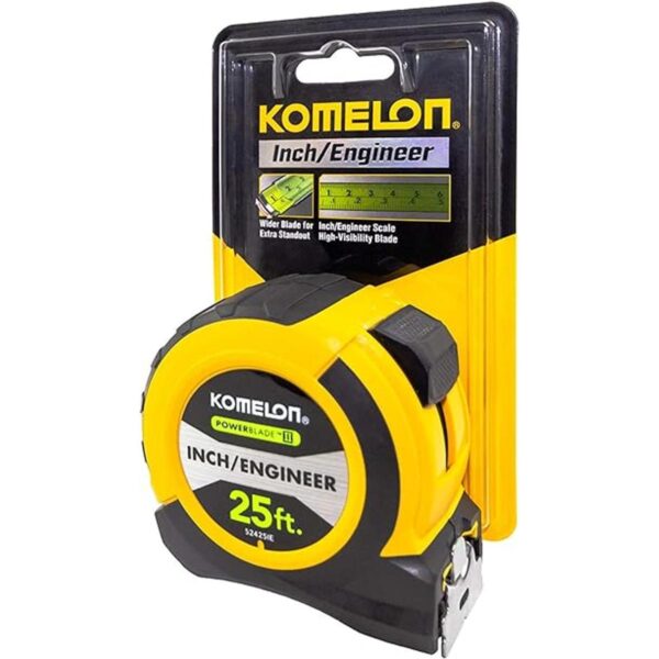Komelon 52425IE; cinta métrica Powerblade II de 25 x 1.06_5