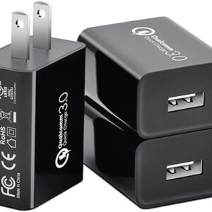 FONKEN Cargador de pared USB de 18 W y 3 A carga rápida_1
