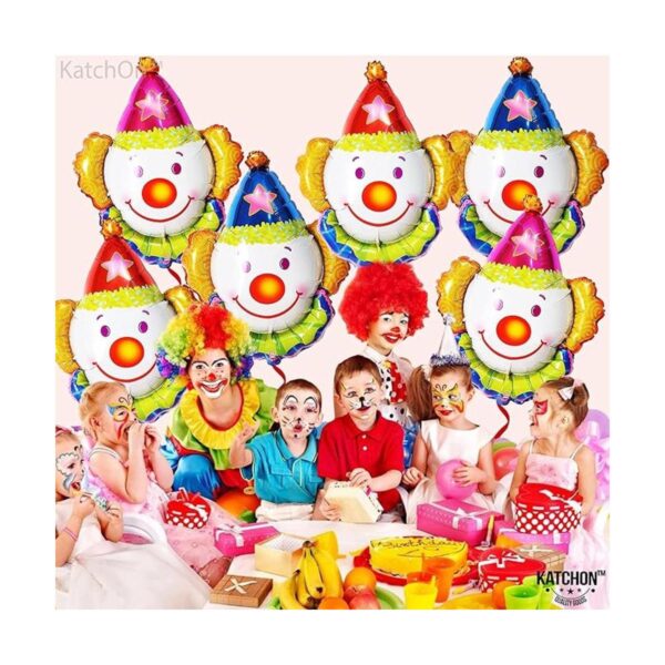 Juego de 6 globos gigantes de payaso de 32 pulgadas