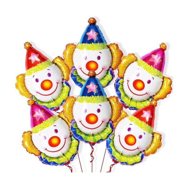 Juego de 6 globos gigantes de payaso de 32 pulgadas