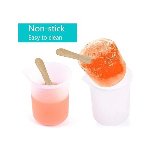 Coopay 16 tazas medidoras de silicona de 3.4 fl oz para