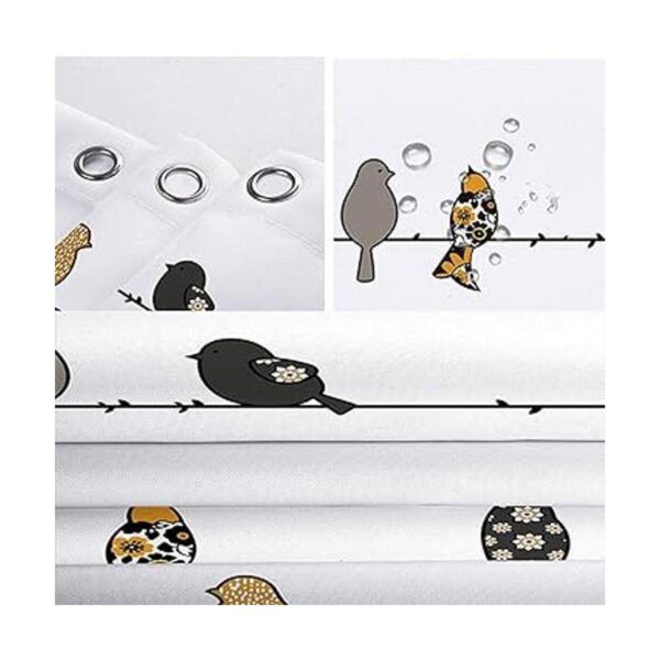 Juego de cortinas de ducha para cuarto de baño diseño de_4