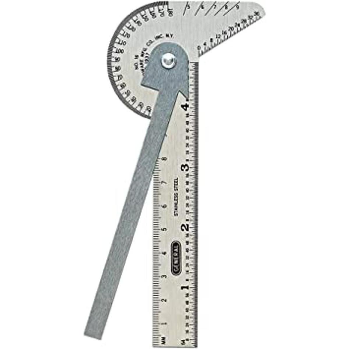 General Tools Regla y calibre multiusos 6 en 1 de