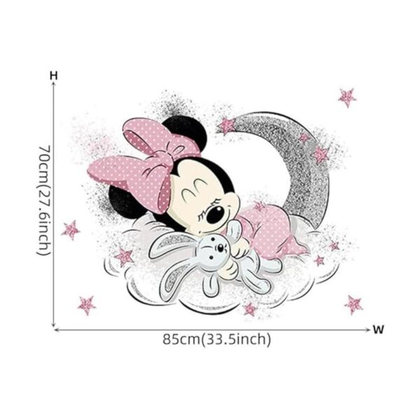 Mickey Minnie Mouse Adhesivo de pared grande para la_3