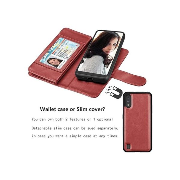 Njjex Funda para Samsung Galaxy A01 9 ranuras para_4