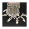Fbshicung 1 yarda AB resina cristal apliques rhinestone_5