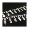 Fbshicung 1 yarda AB resina cristal apliques rhinestone_4
