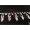 Fbshicung 1 yarda AB resina cristal apliques rhinestone_3