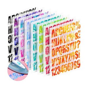 DoreenBow 8 hojas de letras y números termoadhesivos de 2_1