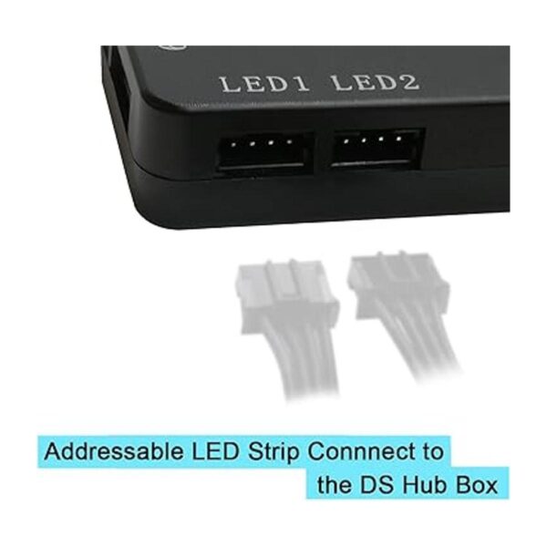 Controlador de sincronización LED con ventilador RGB DS_6