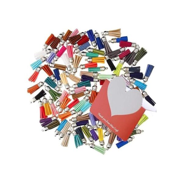 MSCFTFB Juego de 100 borlas de gamuza sintética de 1.5