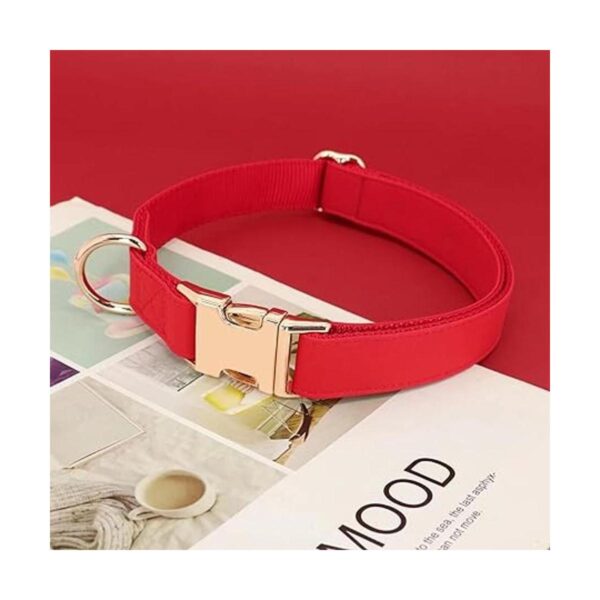 PET ARTIST Collar para perro con cuero suave y nailon_5