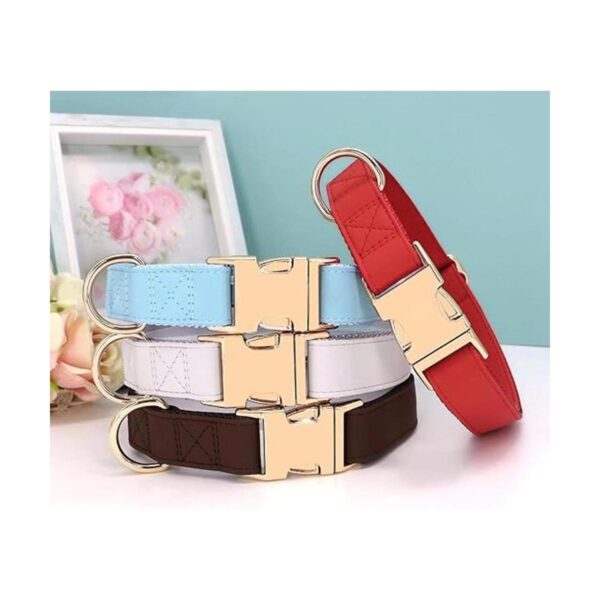 PET ARTIST Collar para perro con cuero suave y nailon_6