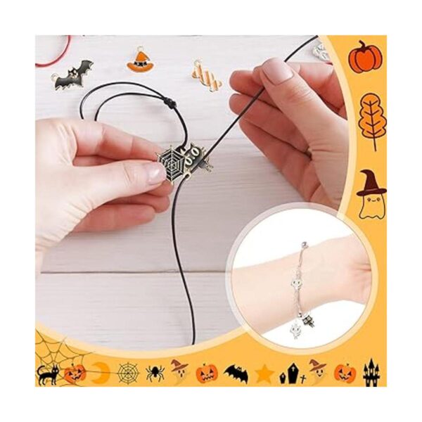 Junkin 69 dijes de Halloween para bricolaje esmaltados