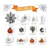 Junkin 69 dijes de Halloween para bricolaje esmaltados