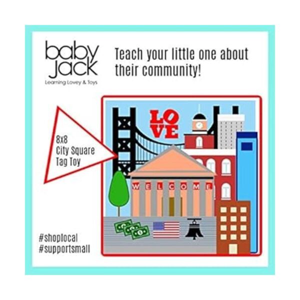 The Learning Lovey City Baby Crinkle Teething Tag Square_3