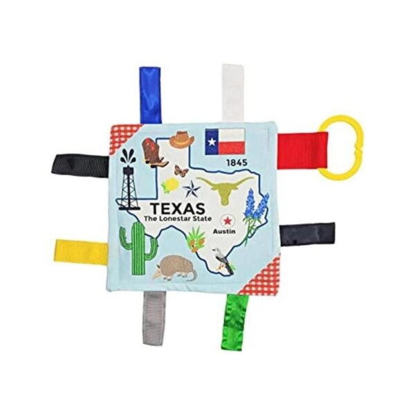 Texas Baby Paper Tag Toy Crinkle Me Lovey para el tiempo_1
