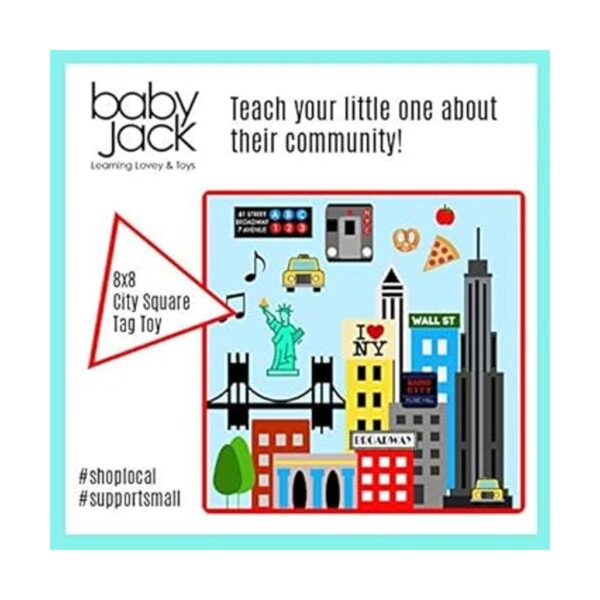 The Learning Lovey City Baby Crinkle Teething Tag_3