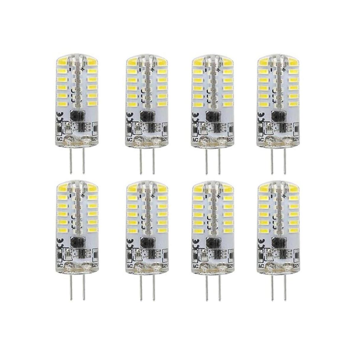 JKLcom Bombilla LED G4 de 3 W luz blanca fría LED