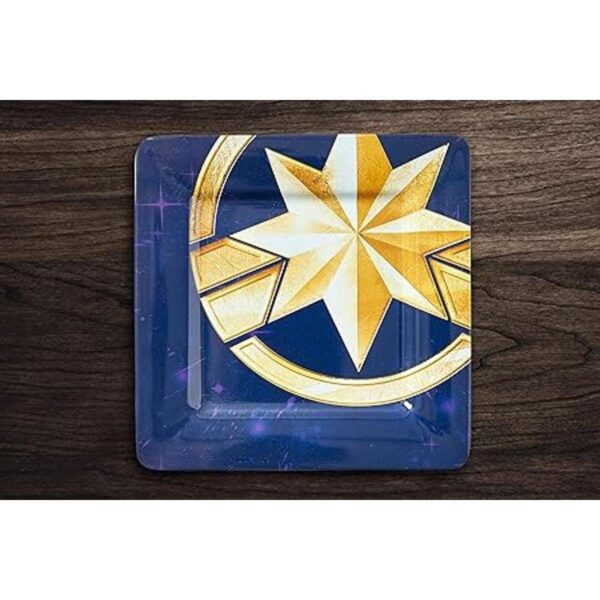 Marvels Captain Marvel Celestial Goose Juego de platos