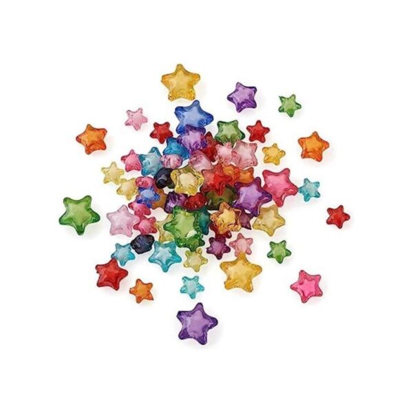 Pandahall 500 cuentas de estrella de acrílico