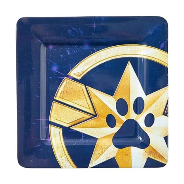 Marvels Captain Marvel Celestial Goose Juego de platos
