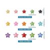 Pandahall 500 cuentas de estrella de acrílico