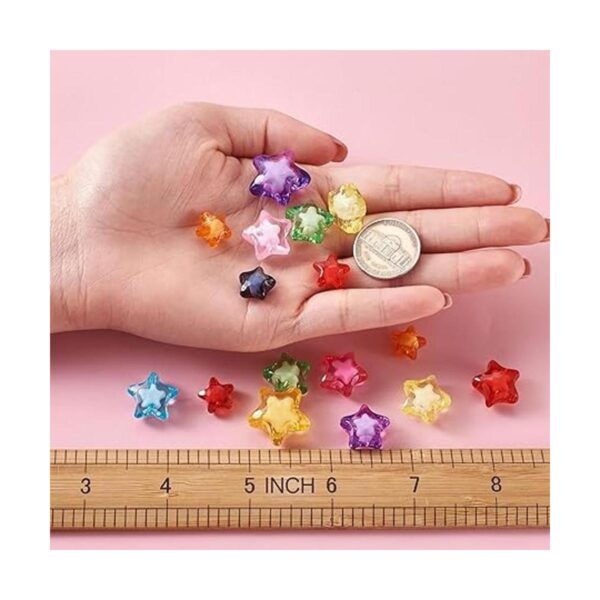 Pandahall 500 cuentas de estrella de acrílico