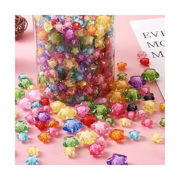 Pandahall 500 cuentas de estrella de acrílico