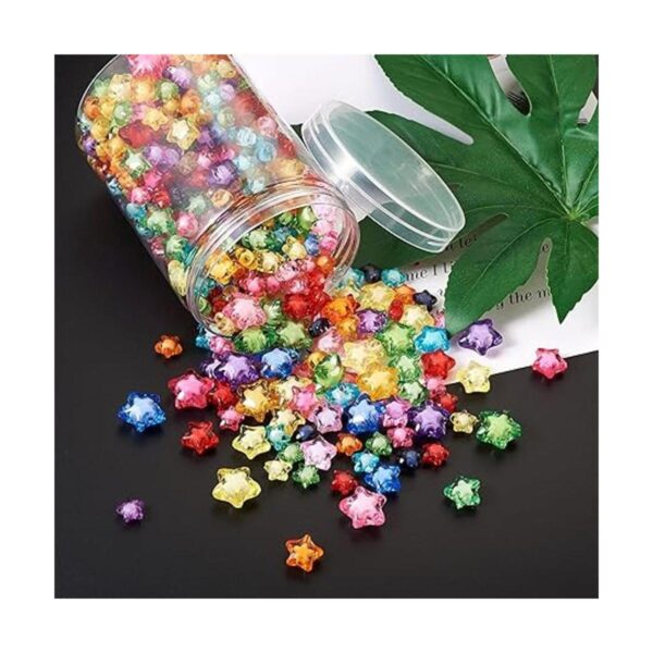 Pandahall 500 cuentas de estrella de acrílico
