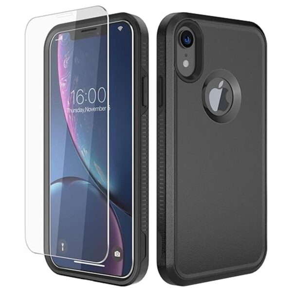 Diverbox Funda para iPhone XR Protector de pantalla de_1