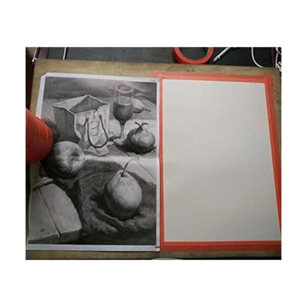 Cinta adhesiva de papel negro para pintar dibujar hacer