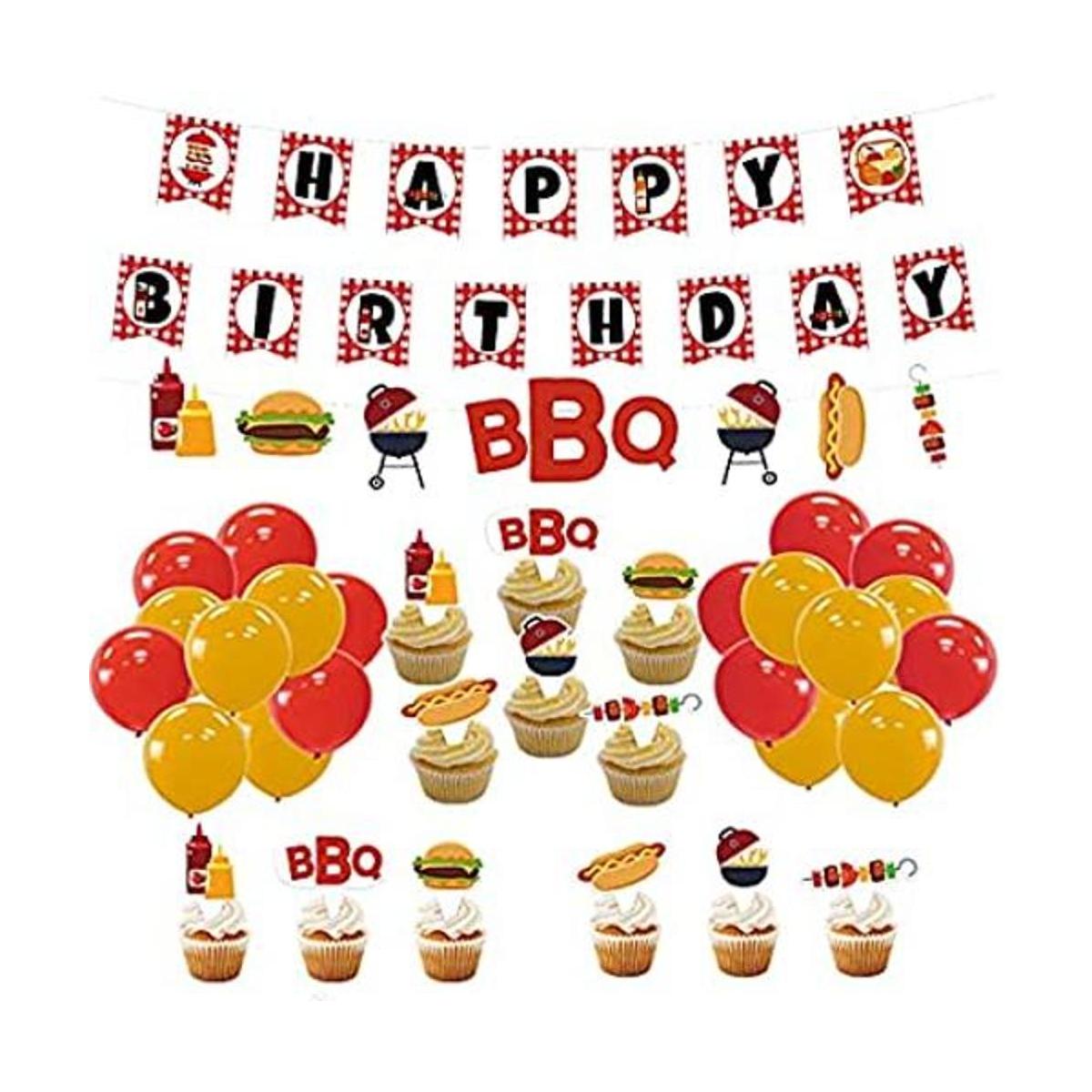 Juego de decoraciones para fiestas de cumpleaños de
