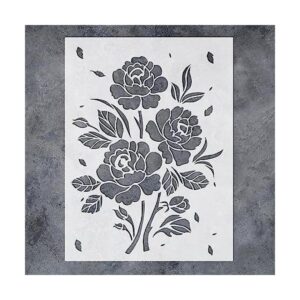 GSS Designs Plantillas de rosas grandes para pintar sobre_1