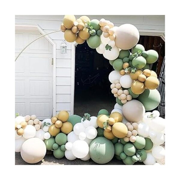 Kit de guirnalda de globos de eucalipto verde salvia 131_5