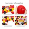 JULLIZ Kit de guirnalda de globos de Mickey Mouse 142_5