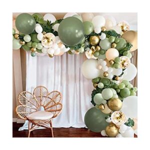 Kit de guirnalda de globos de eucalipto verde salvia 131_1