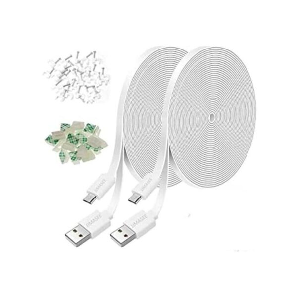JJMASEE Paquete de 2 cables de extensión de corriente de_1
