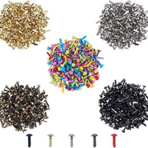 PH PandaHall 1000 piezas de mini sujetadores de 5 colores